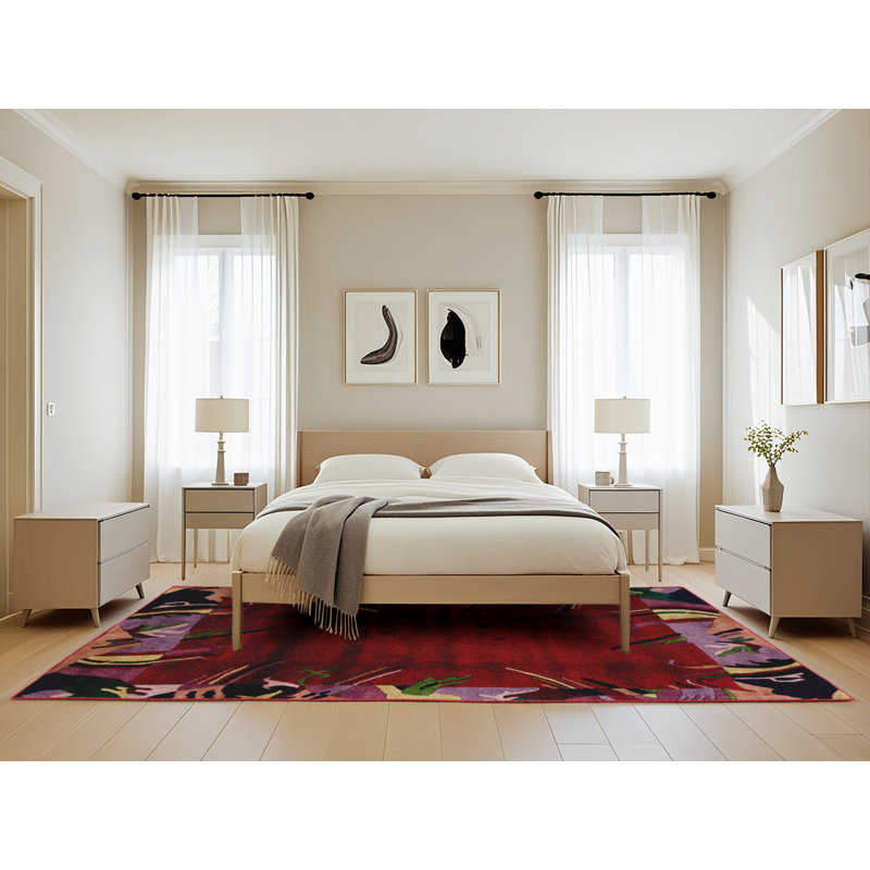Abstract Indoor Rug, Rectangle 5' x 8'