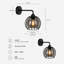 Steel Armed Sconce