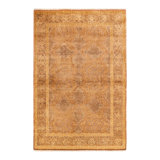 Classic One-of-a-Kind 4' 1" X 6' 1" Hand Knotted Area Rug
