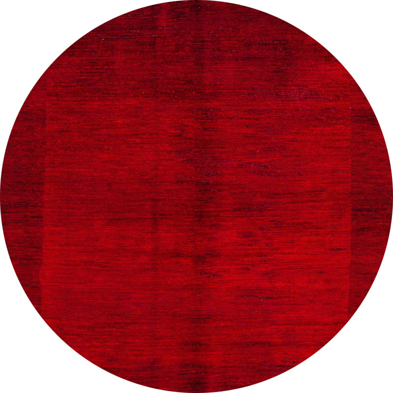 Abstract Indoor Rug, Round 5'