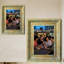Cadre photo poli doré antique 1 po 5 po x 7 po avec finition maison