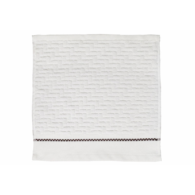 Gant de toilette Luxury, Blanc