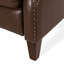 Fauteuil inclinable en cuir synthétique avec rivets-1900652655
