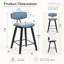Tabouret de bar ou de comptoir moderne Bilgin Payton avec assise rembourrée et structure en bois-2112469248-2112469254-2112469263