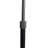 Roswell Floor Lamp - Matte Black Finish, White Linen Shade, Black Marble Base, Dimmer