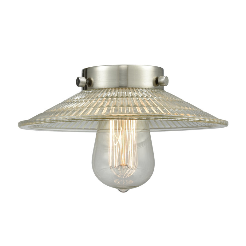 Halophane - 4 lumières - 53 pouces - Laiton antique - Tige suspendue - Îlot réglable, Transparent, Clear, Laiton antique