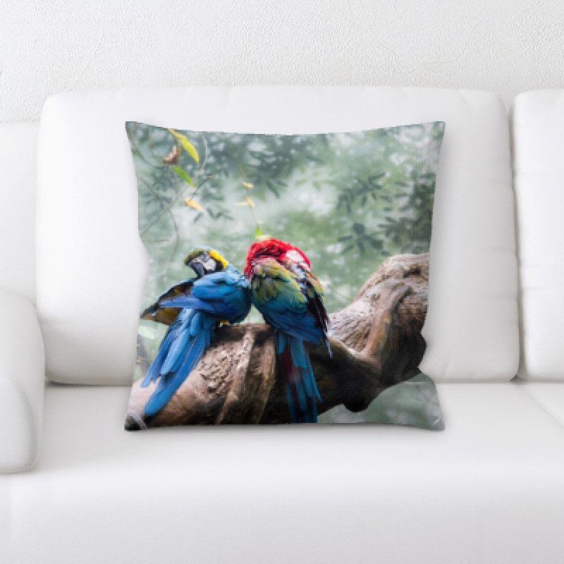 Microsuede Throw Pillow