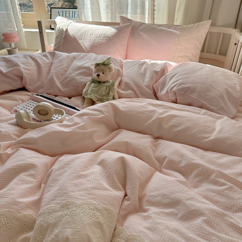 Ensemble de housse de couette 3 pièces, Queen, Pink