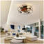 Ventilateur de plafond de style industriel de 20 pouces avec moteur à courant continu réversible à télécommande 6 vitesses Wind E26 noir mat pour chambre à coucher