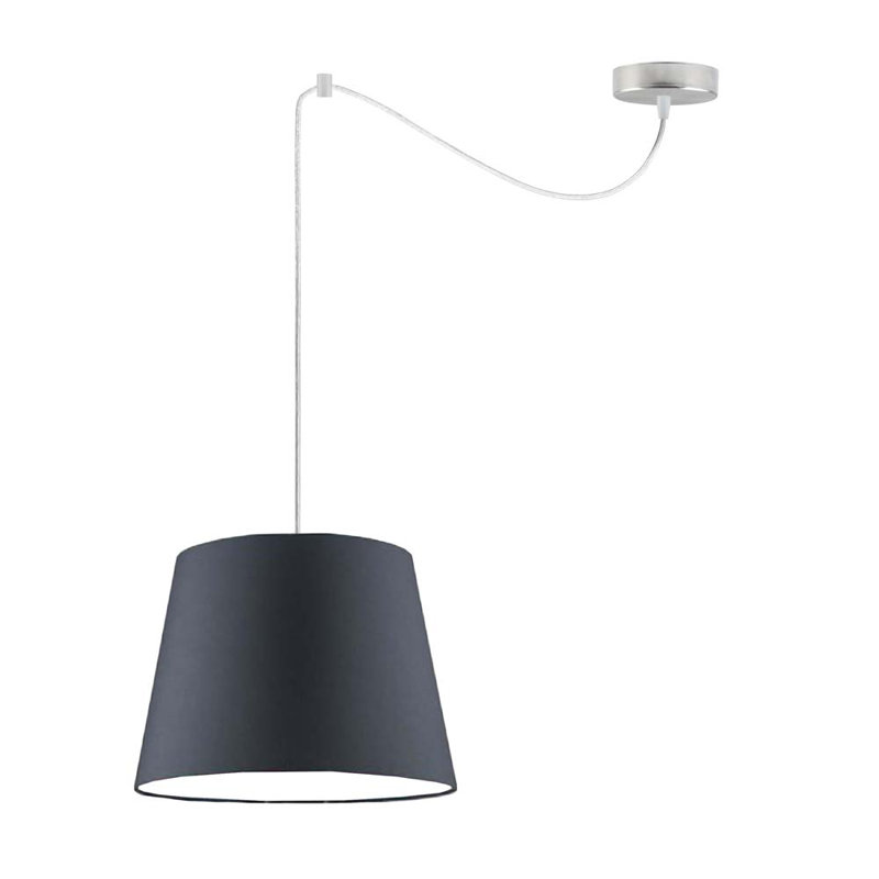 Gianlorenzo 1 - Light Pendant, Graphite, Chrome, 200cm H x 200cm W