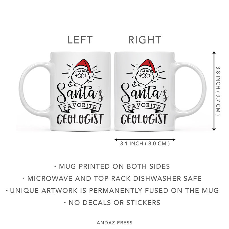 Grande tasse à café de père Noël favorite