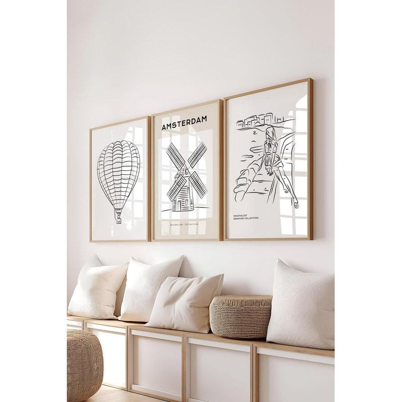 Ensemble de peinture décorative (3 pièces)