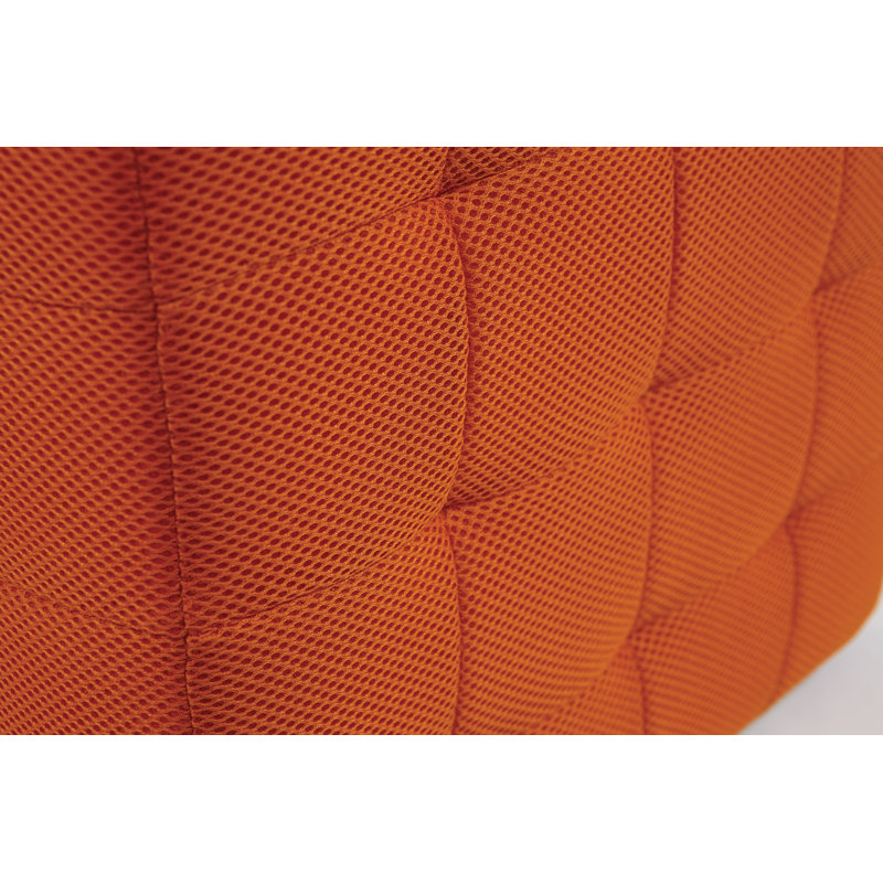 Repose-pieds en forme de cube Desjardins, Orange
