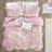 Metallic Printed Plush Comforter Set With Throw Pillow-113361333