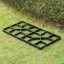 Carrelage à emboîtement en plastique 16 po x 16 po noir