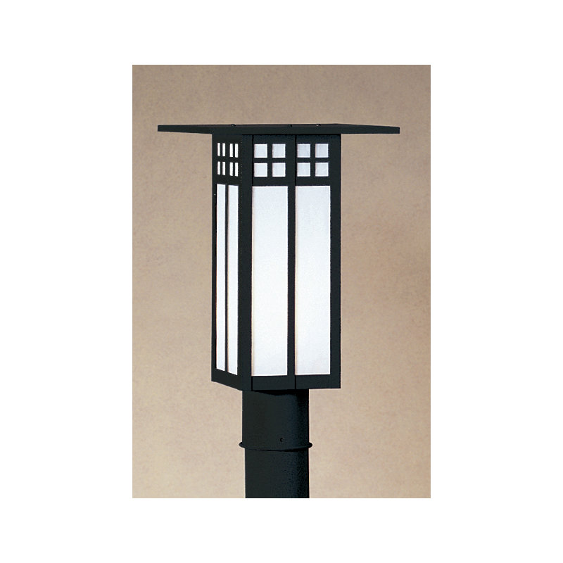 Tête de lanterne 1 lumière Glasgow, H 9 po x l 9 po x P 9 po, Laiton antique, Transparent limpide