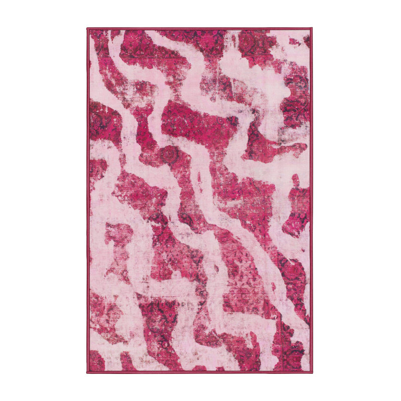 Abstract Indoor Rug, Rectangle 2' x 3'