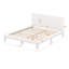 Structure de lit plateforme en bois massif avec tête de lit-124426359-124426357