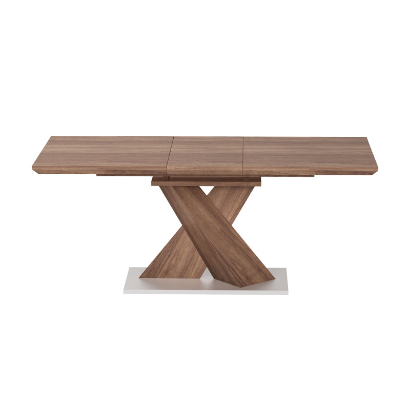 Belon Modern Extendable Laminated Wood Dining Table