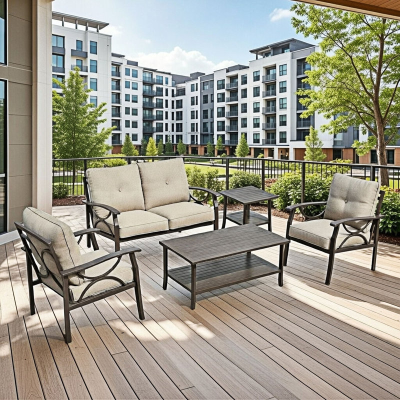 5-Piece All-Weather Conversation Sofa Set