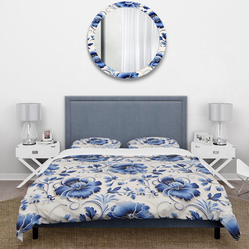 Ensemble de housse de couette Neo Victorian, Housse de couette pour très grand lit et 2 très