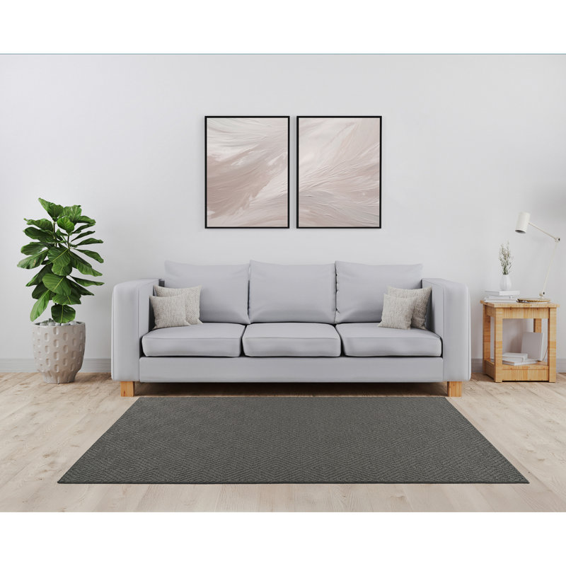  Brentwood Jasmine 5 ft. x 7 ft. Area Rug Cinder Gray, Cinder Gray, 5 ft. x 7 ft.