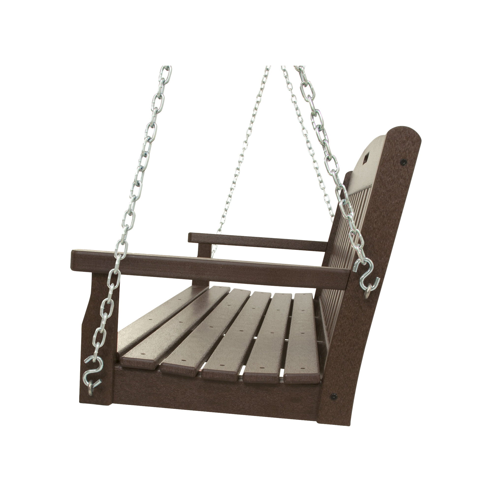 POLYWOOD Yacht Club 60" Swing, Vintage Lantern