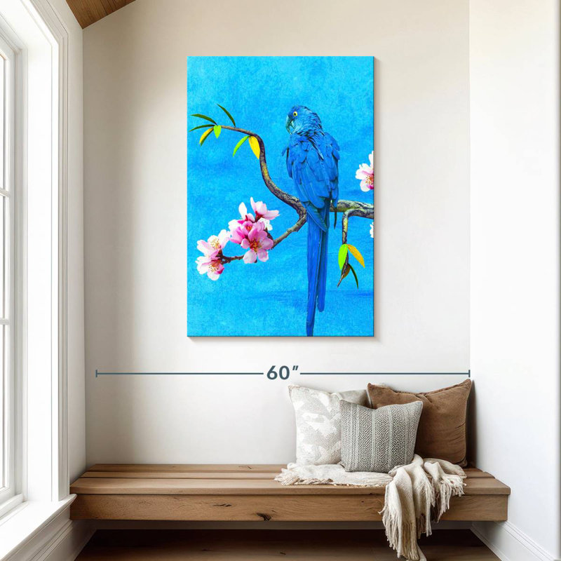 Brampt Spring Bird And Flower, 45" H x 30" W