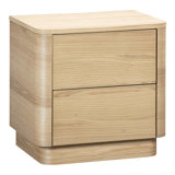 Mille 2 - Drawer Solid Wood Nightstand