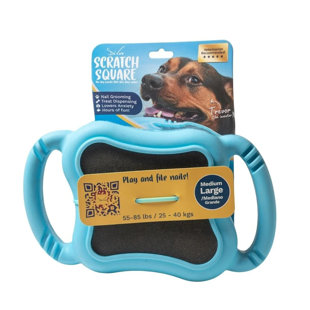 De' Vora Scratch Square Dog & Cat Grooming Toy, Medium/Large
