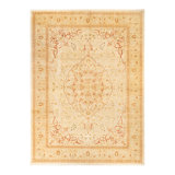 Keenan One-of-a-Kind Hand-Knotted New Age 10'2" x 13'10" Wool Area Rug in Ivory