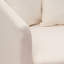 Fauteuil d'appoint pivotant en sherpa blanc Rory