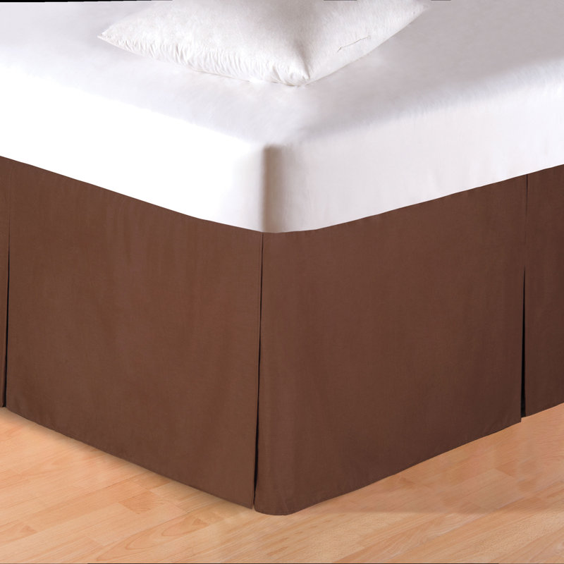 Brown Bed Skirt, Twin