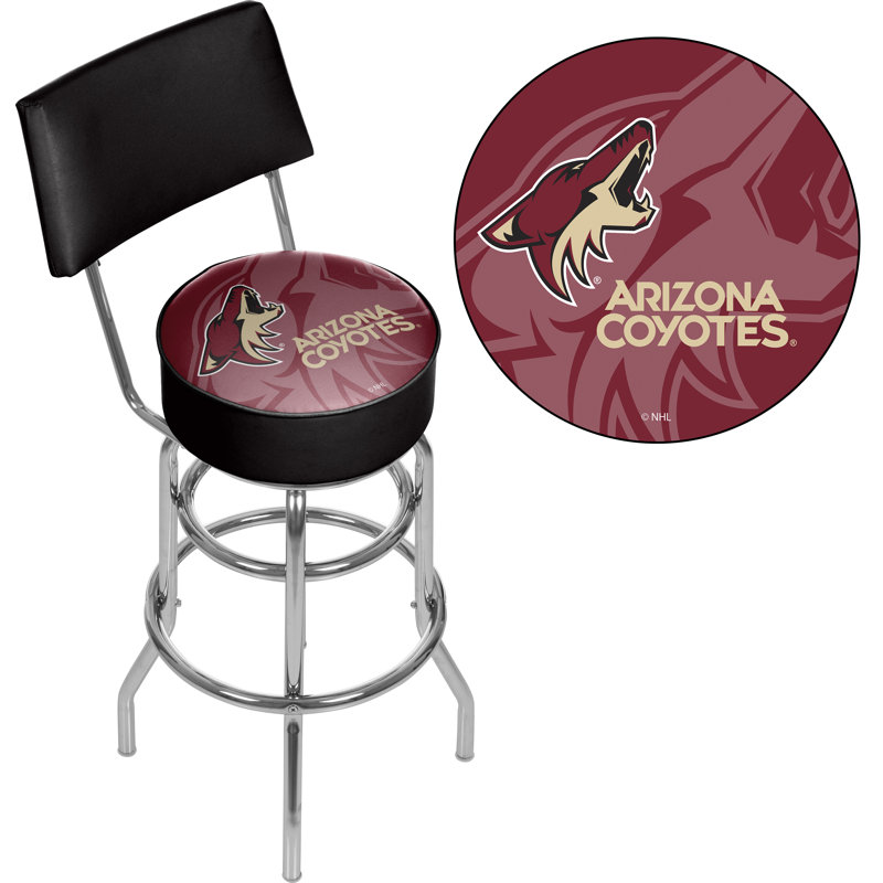 Tabouret de bar pivotant 31 po sceau NHL, Arizona Coyotes