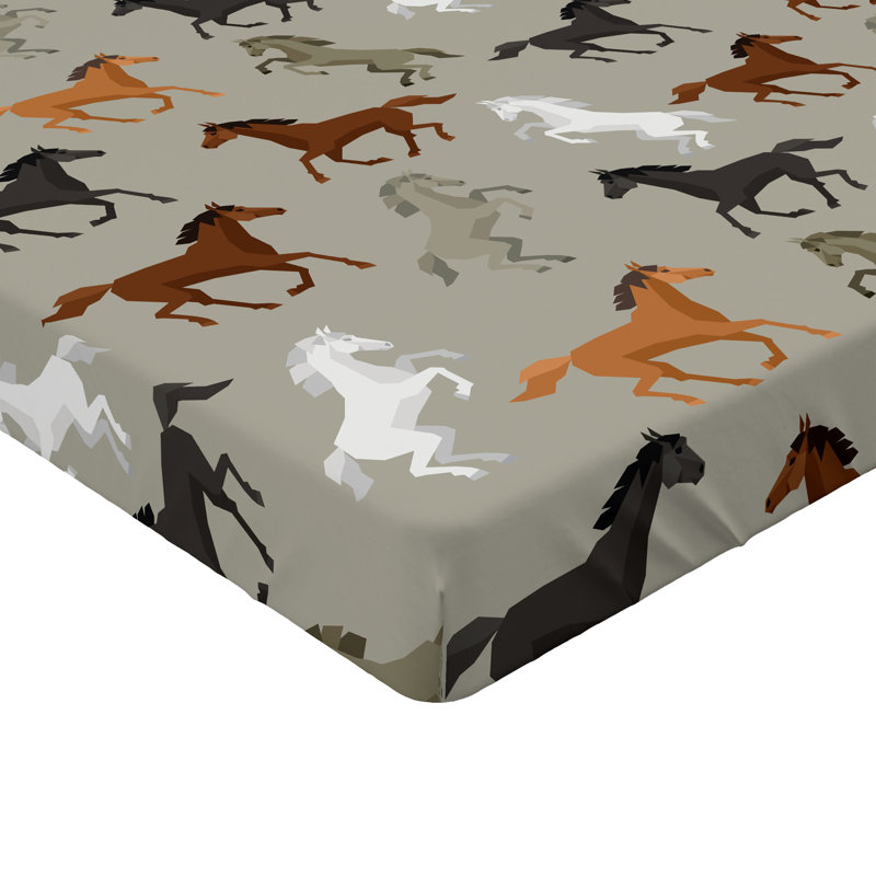 Multicolore drap-housse Ambesonne, Drap-housse de taille simple