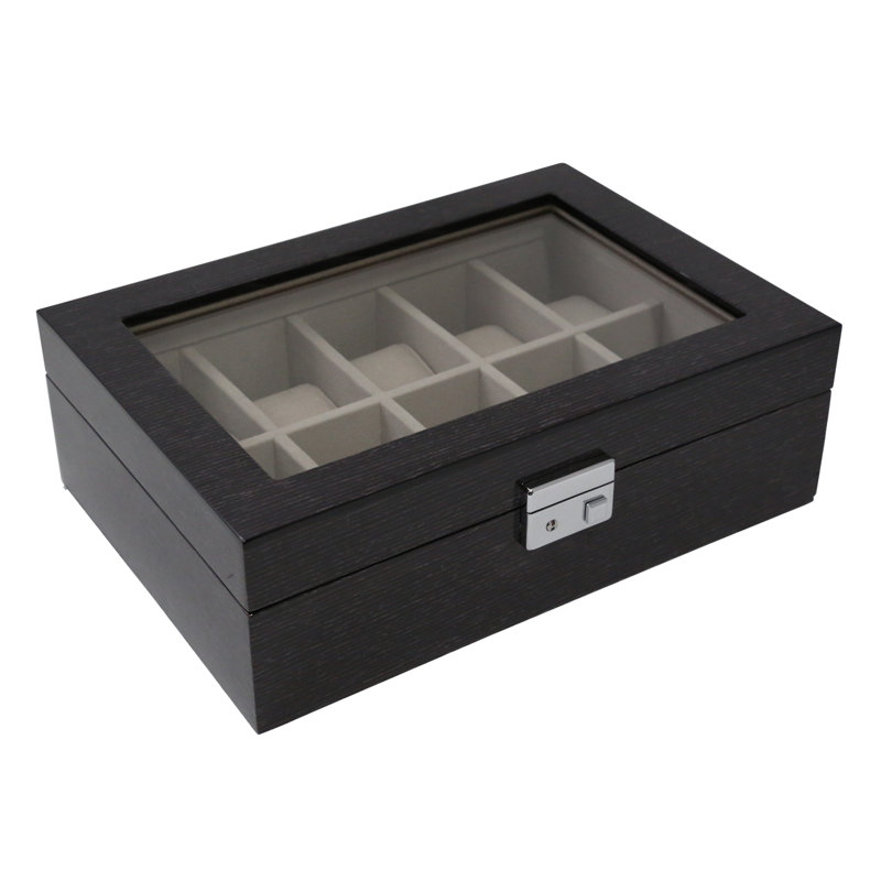 Wood Watch Box + Locking