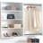 Devi White Wall Mounted Wood Closet System-1414053104