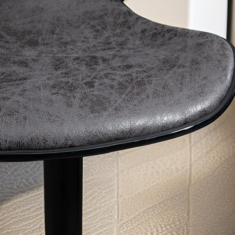 Baldinelli Swivel Upholstered Adjustable Height Counter Stool