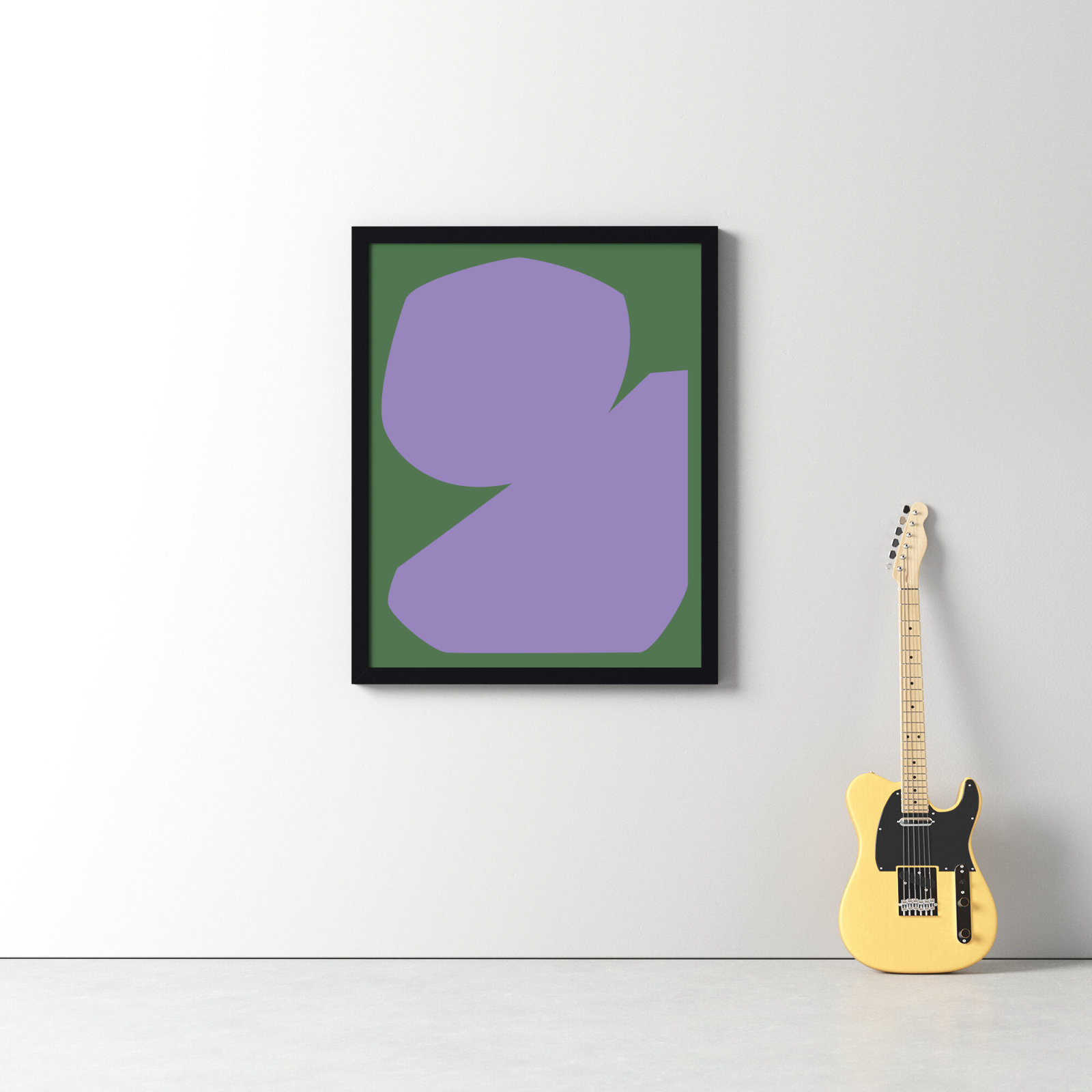 Element 1 Print by Michael Kempen, Black Framed, 30" W x 38" H