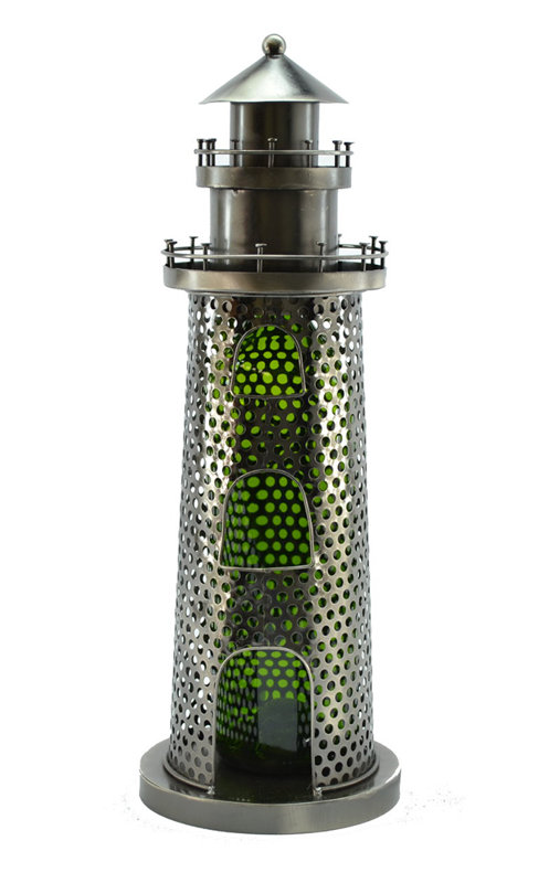 Tabletop Wine Bottle Rack in Silver