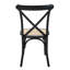 Heald 46cm H Fabric Upholstered Cross Back Dining Chair-560594519