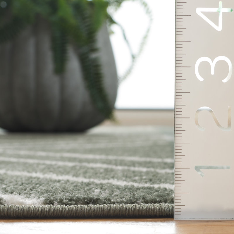 Tapis à motif géométrique Kawanda, Rectangle 5 pi 1 po x 7 pi 6 po