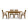 Sarah 4 - Person Solid Wood Top Four Leg Dining Set