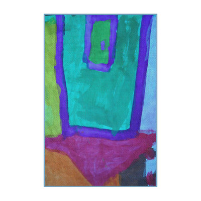 Tapis bleu area house