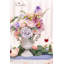 Mélange de fleurs artificielles roses mélangées, fleurs artificielles en soie rosée pour bouquets de mariage, centres de table et décoration de gâteaux-120764189