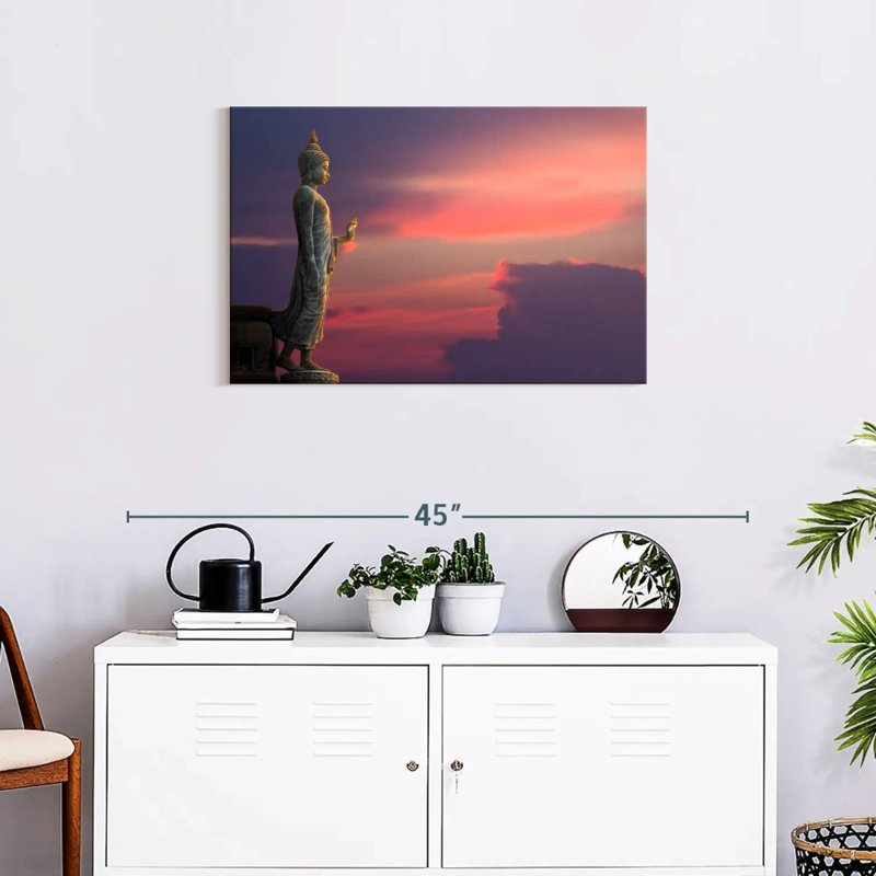 Adella Sunset Sky Buddha, 20" H x 30" W