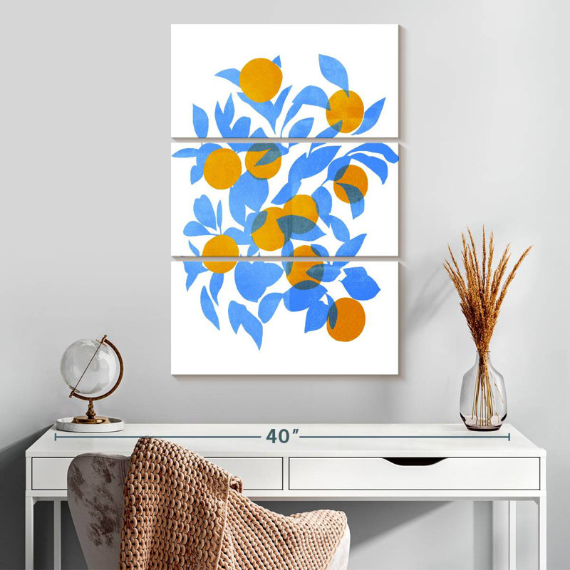 Yarlin Bright Tangerines I, 32" H x 20" W