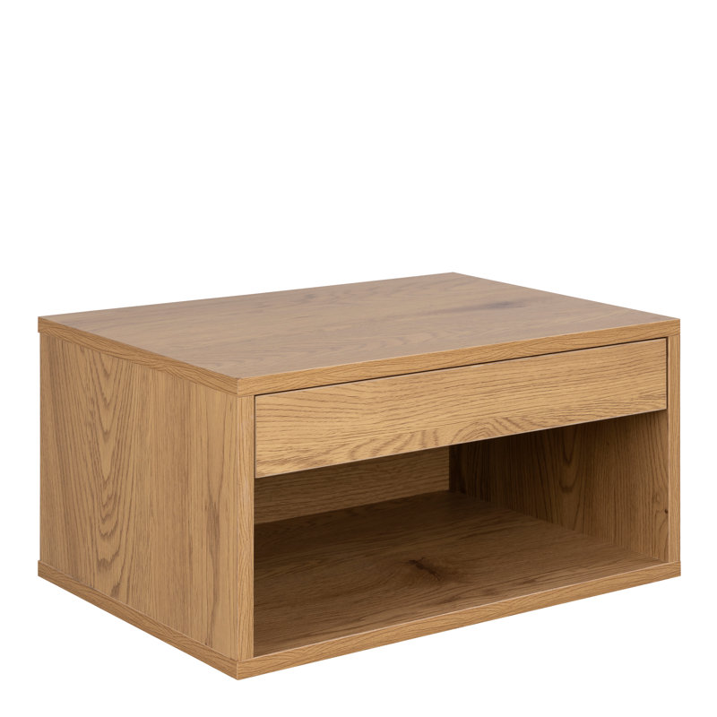 Rovirosa 50 cm W Bedside Table, Brown