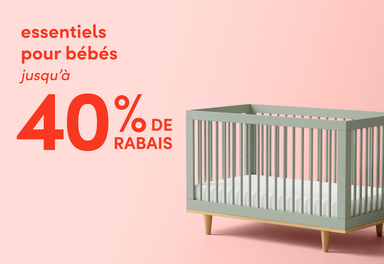 essentiels pour bébés en solde