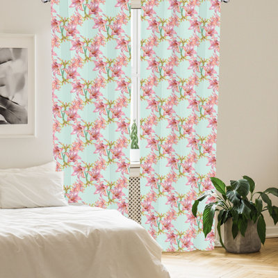 Semi Sheer Curtain Pair